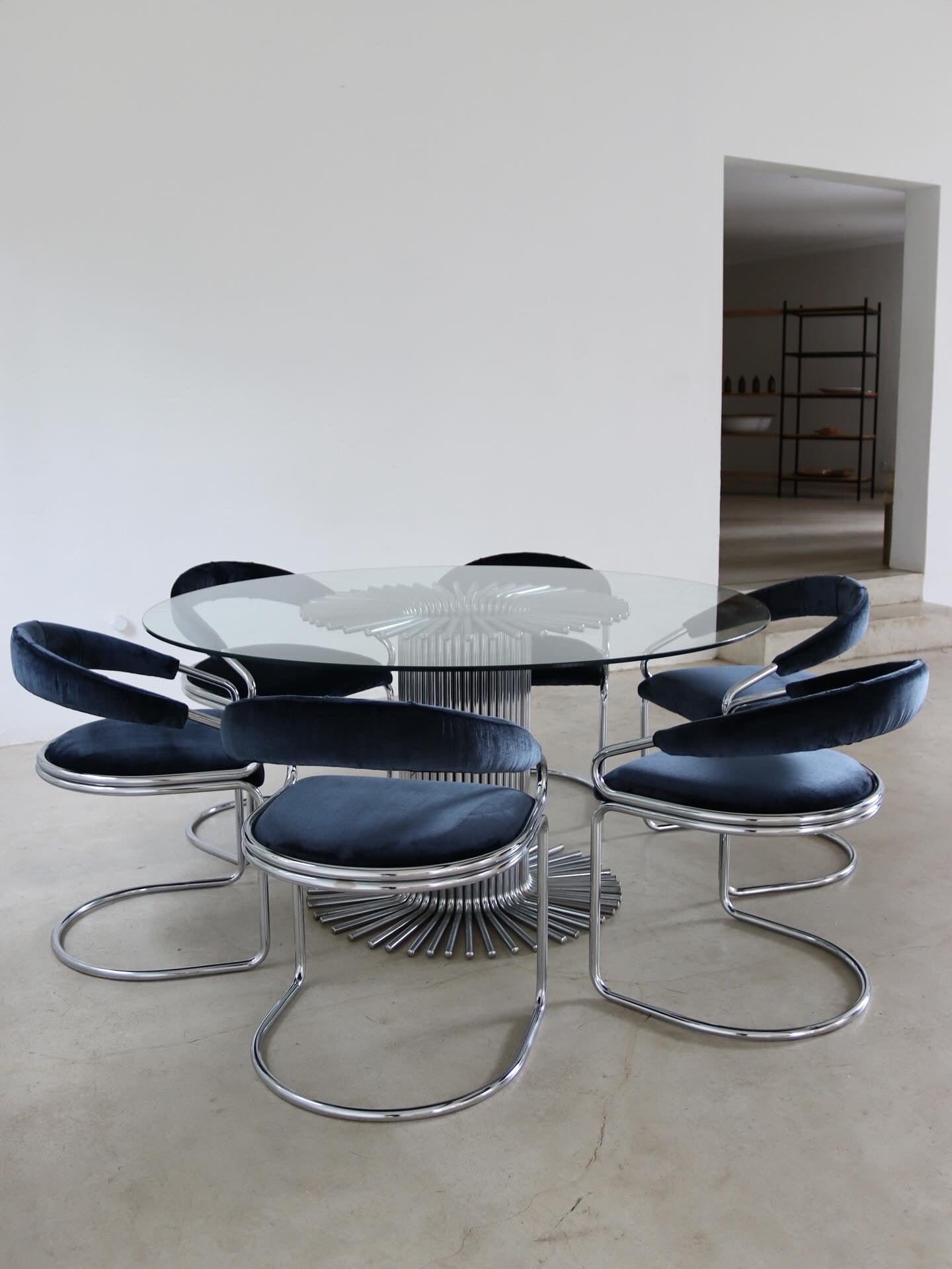 Vintage Giotto Stoppino Dining Chairs