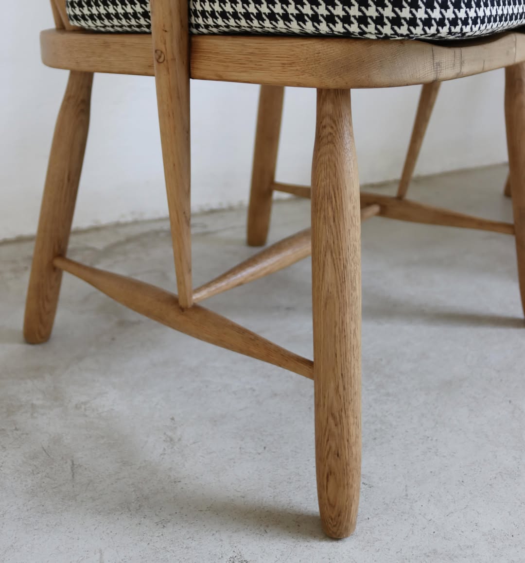 Vintage Oak Arm Chairs