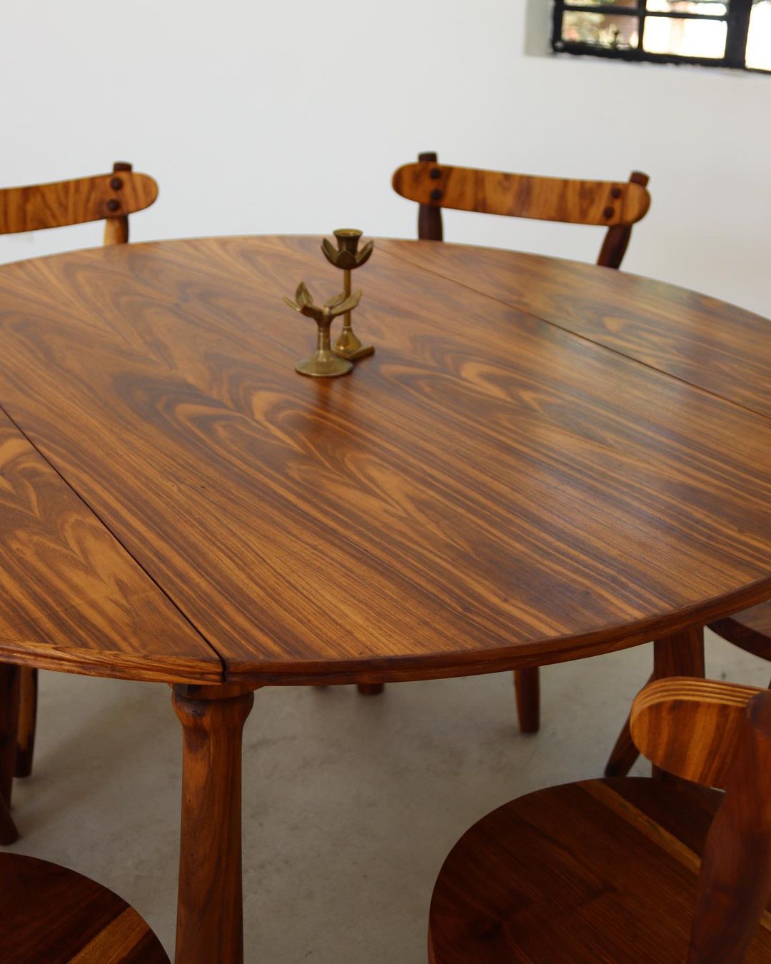 Vintage Drop Leaf Table and 6 Chairs