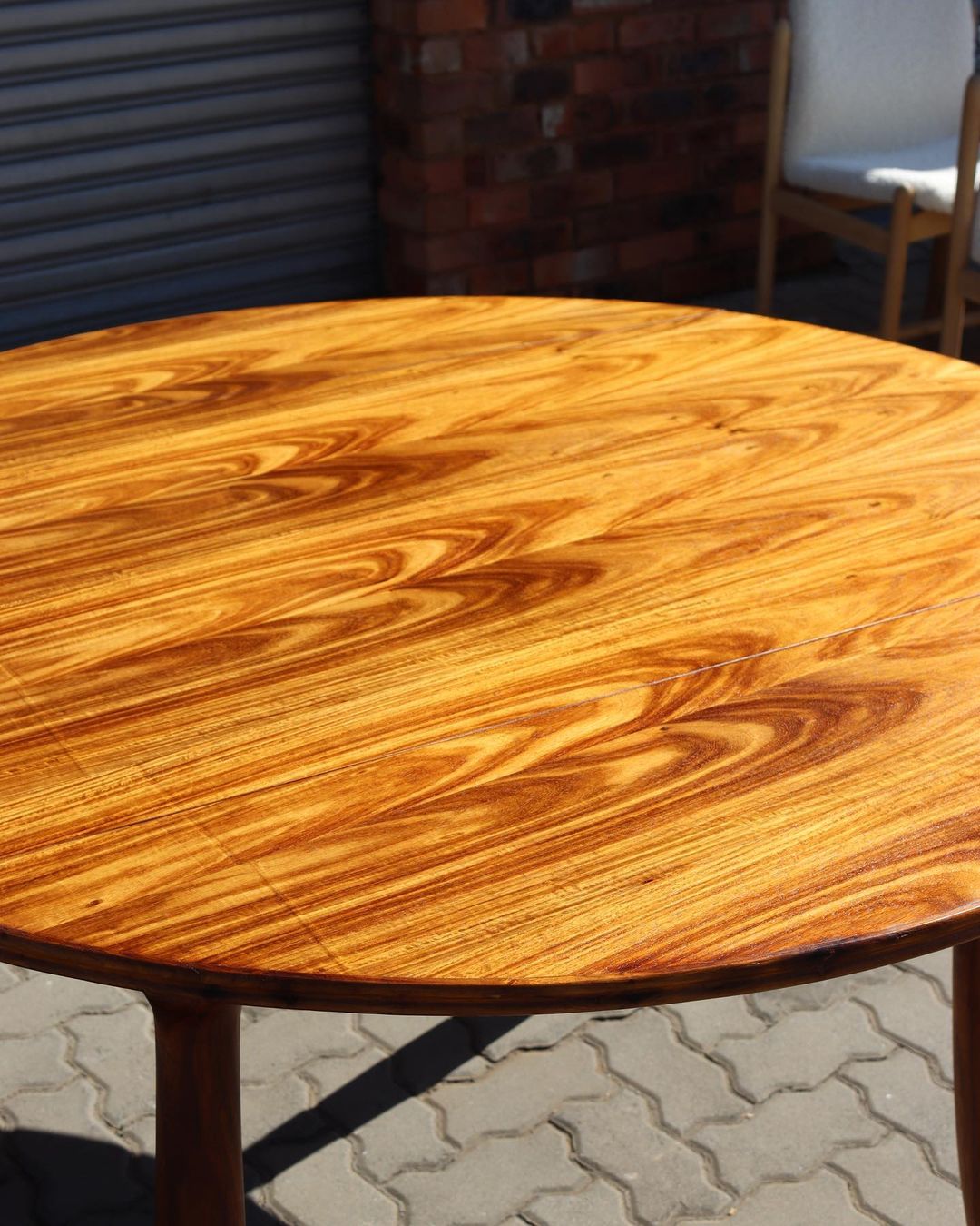 Vintage Drop Leaf Table and 6 Chairs