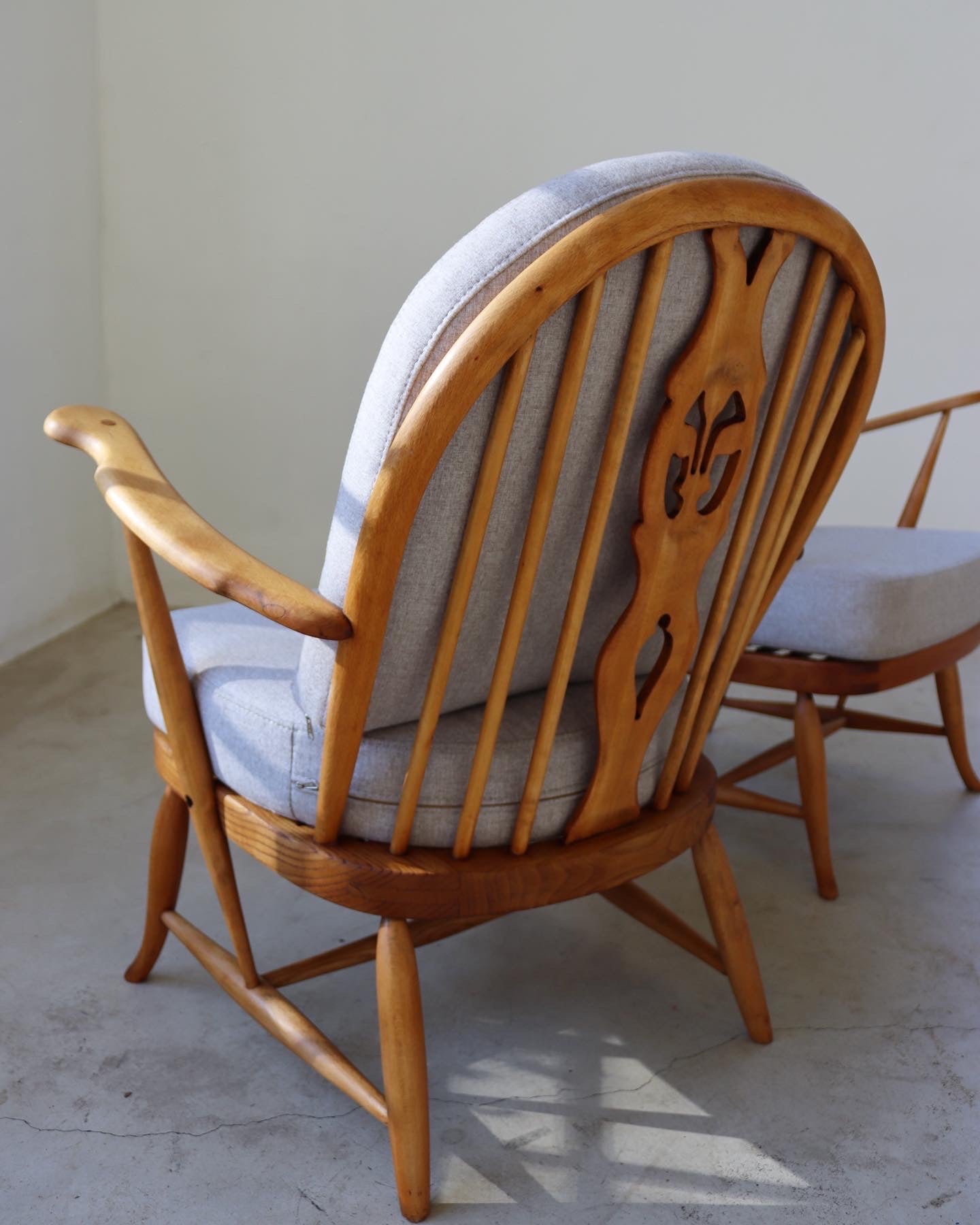 Mid-Century Ercol Arm Chairs