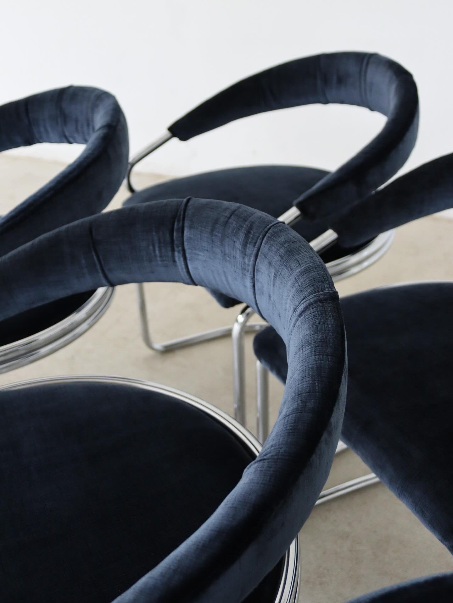Vintage Giotto Stoppino Dining Chairs