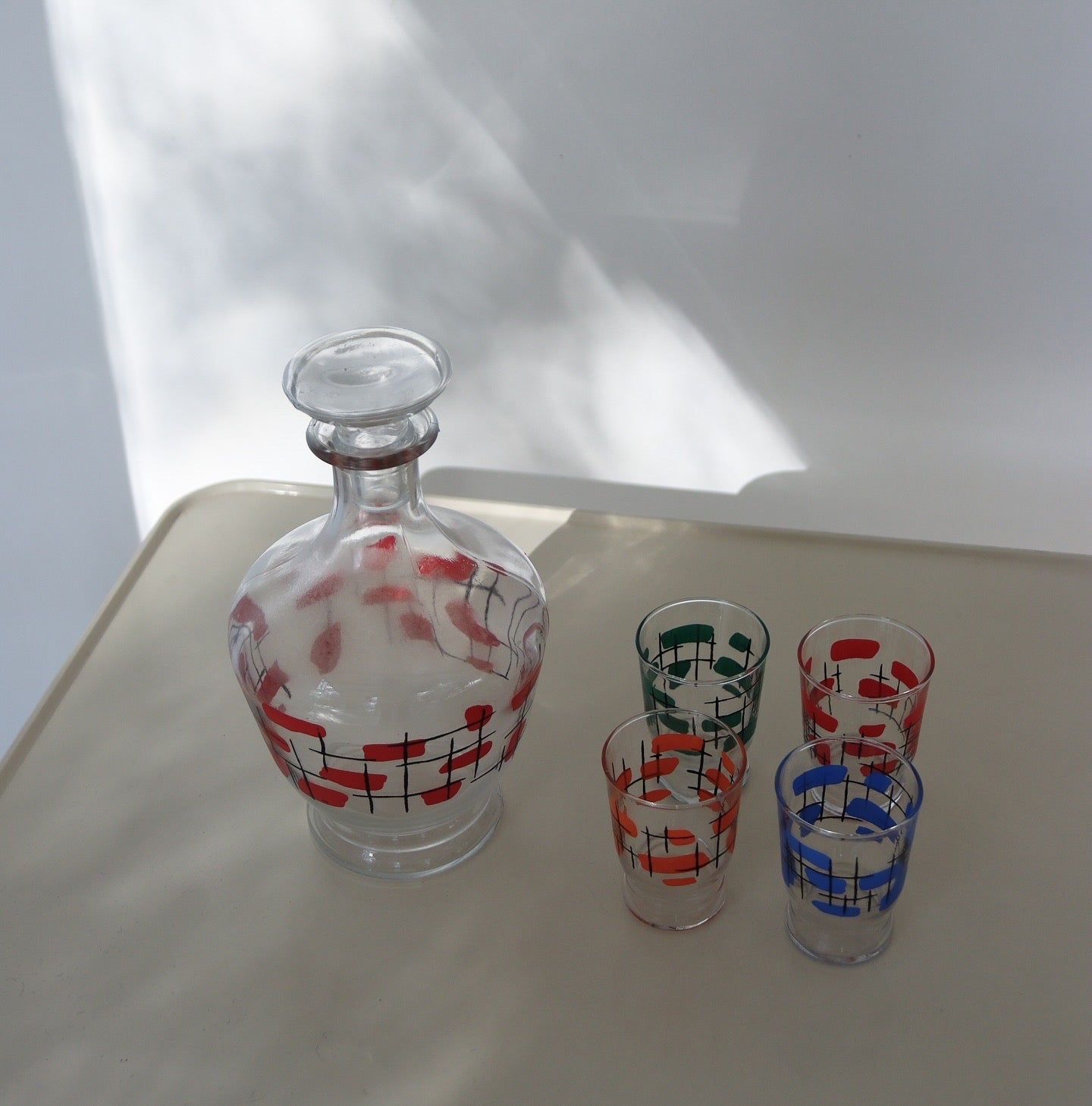 Mid-Century French Decanter Set
