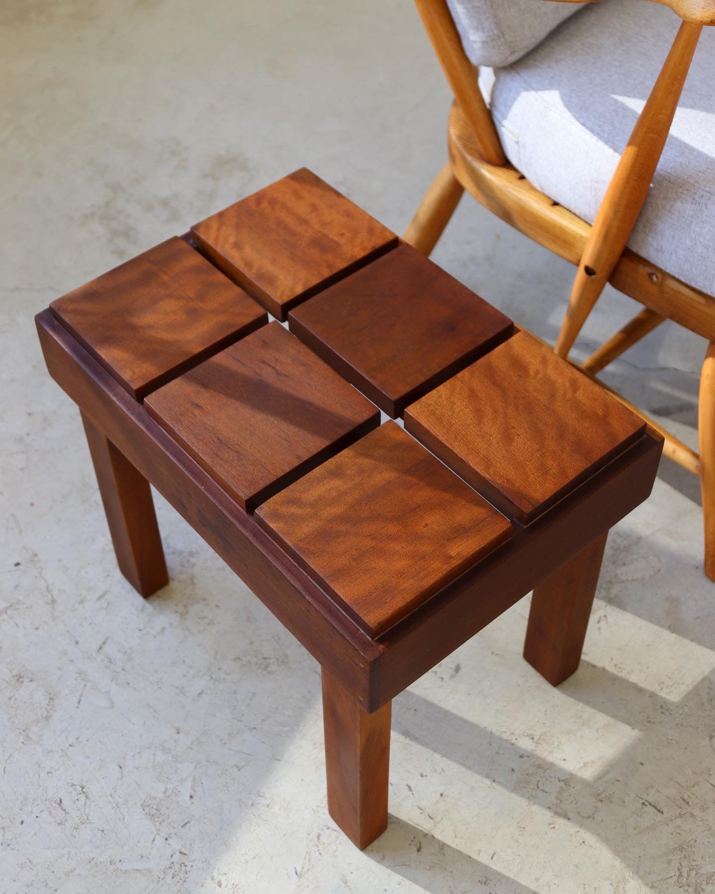 Cubist Style Side Table