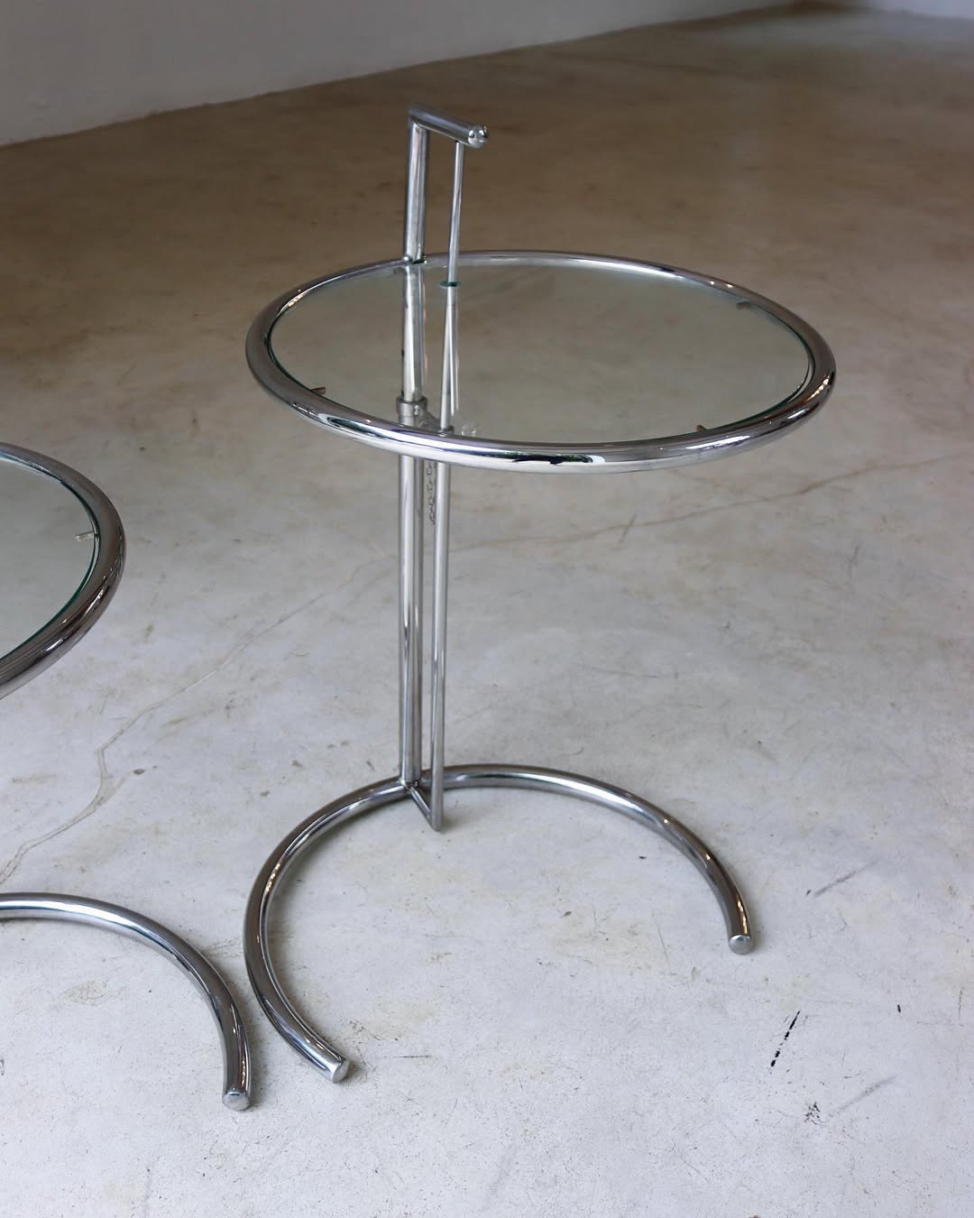 Vintage Eileen Gray Style Side Tables
