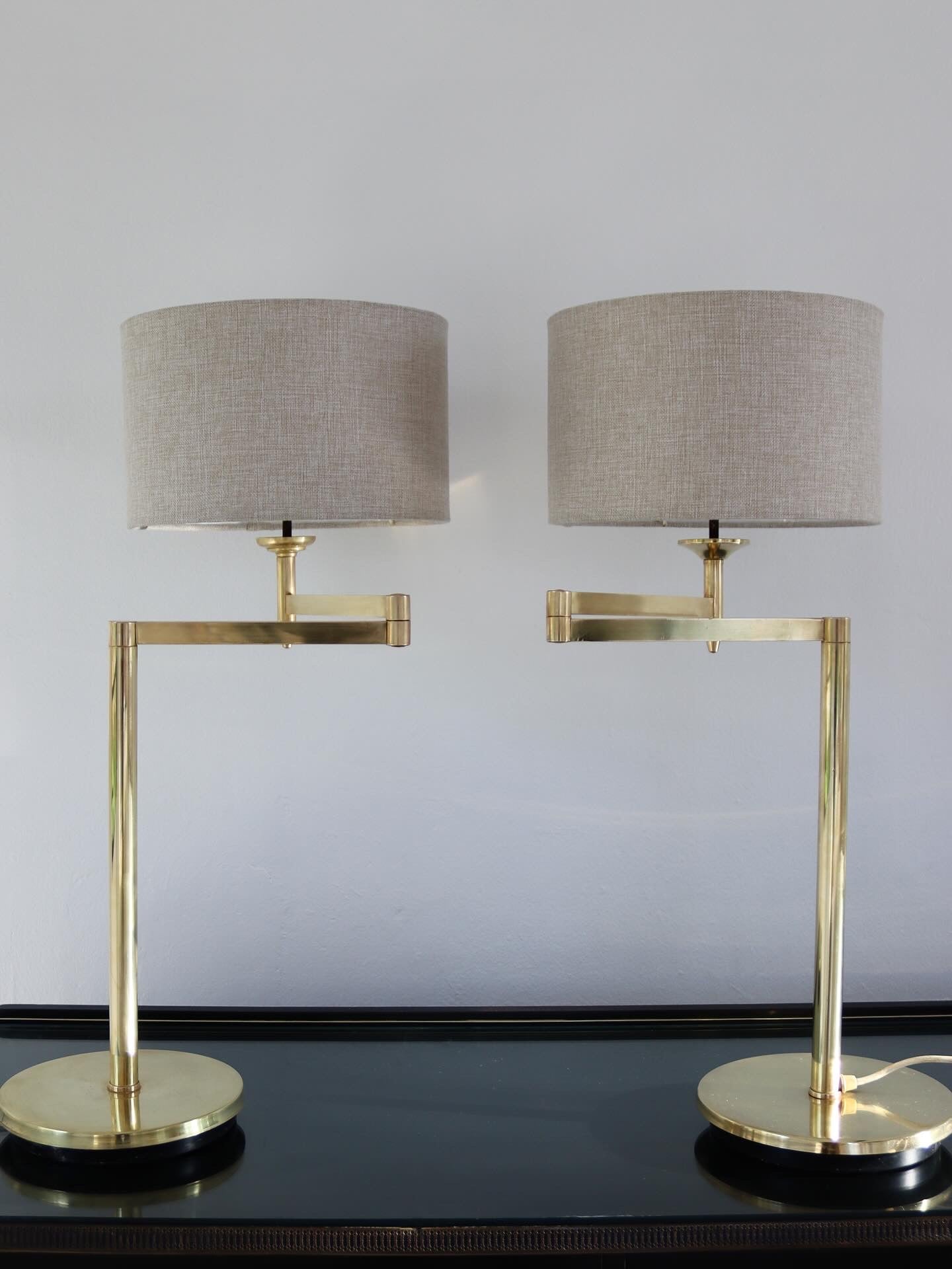 Vintage Brass Table Lamps
