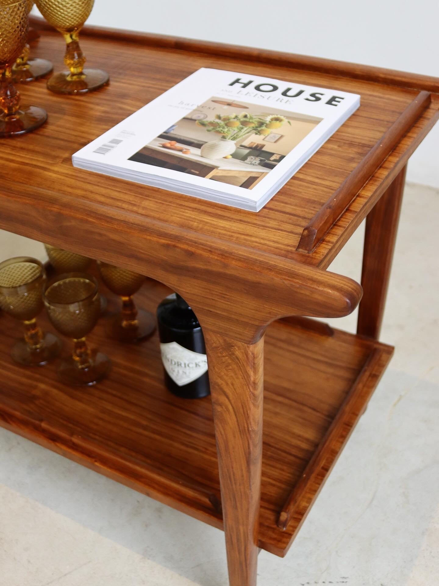 Mid-Century Drinks Trolley