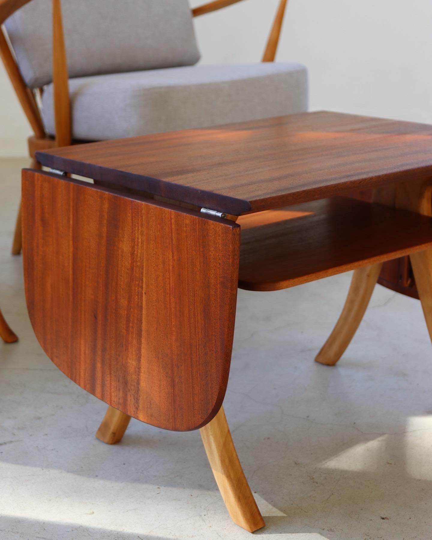 Mid-Century Butterfly Leaf Coffee Table