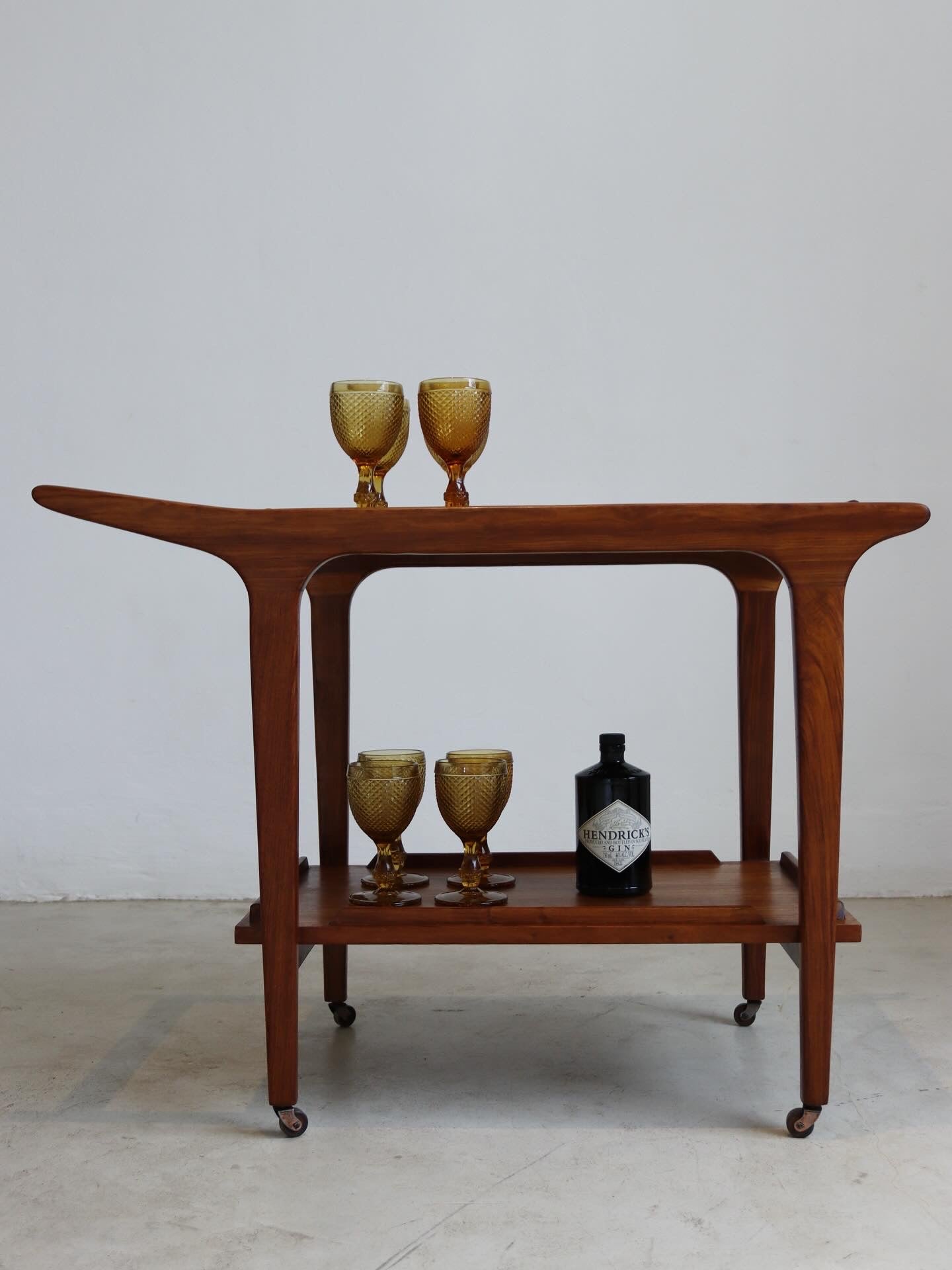 Mid-Century Drinks Trolley