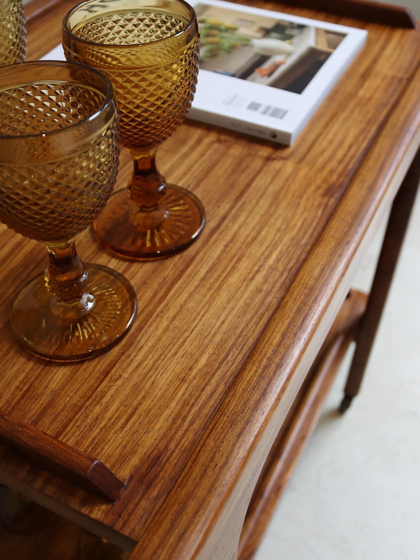 Mid-Century Drinks Trolley
