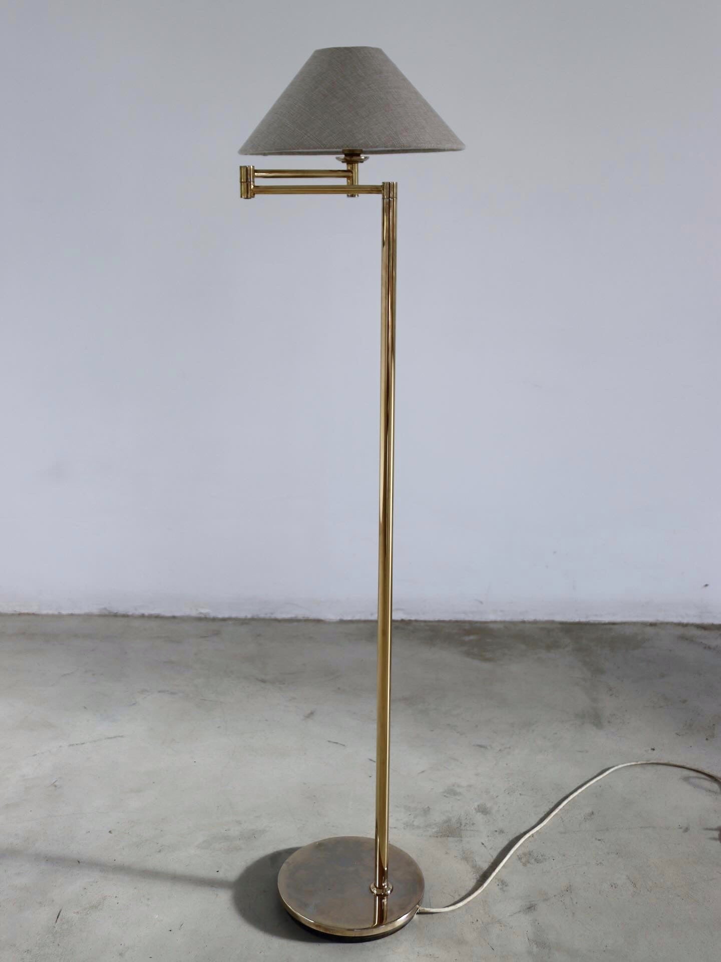 1970’s Brass Standing Lamp