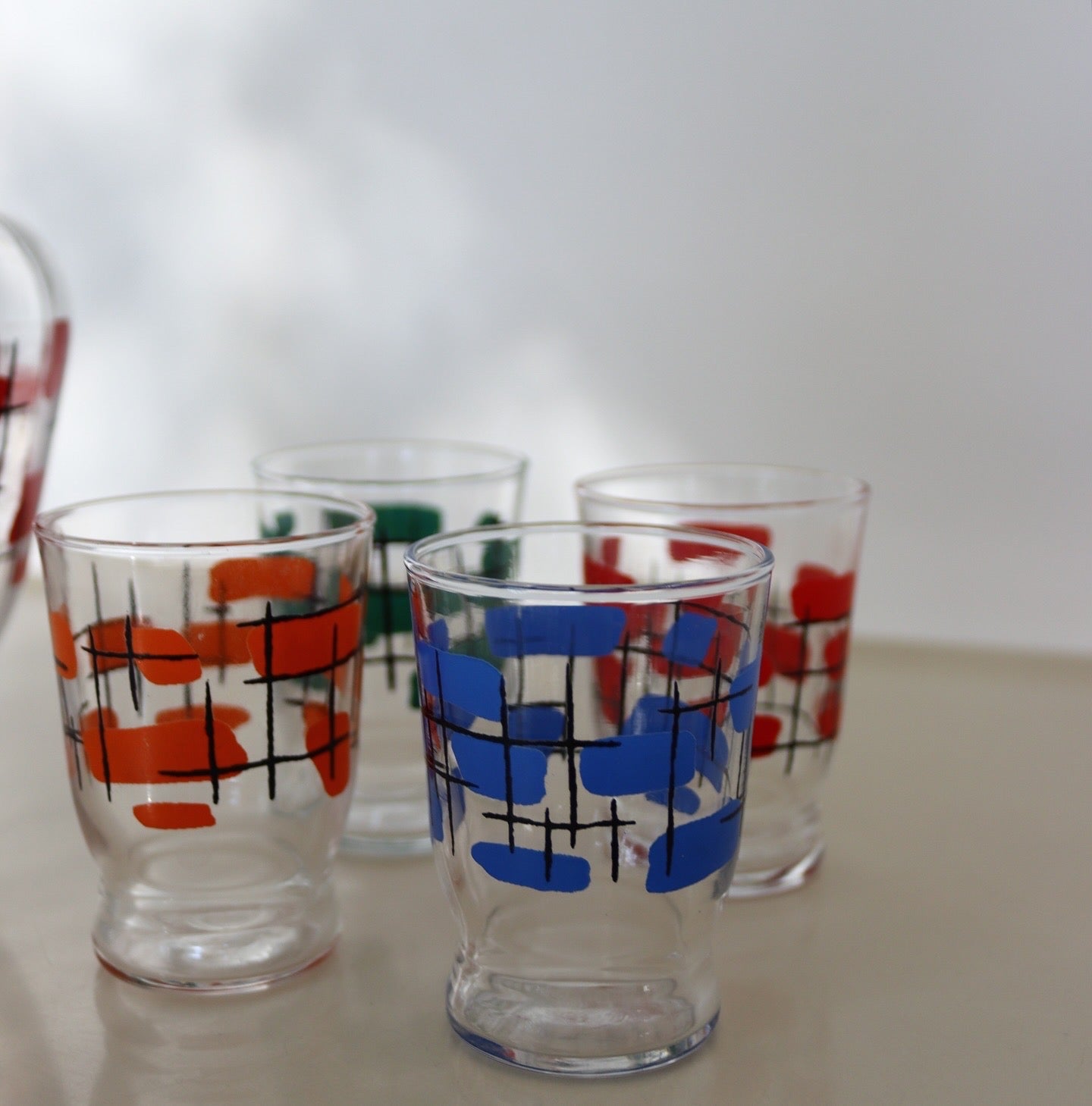 Mid-Century French Decanter Set