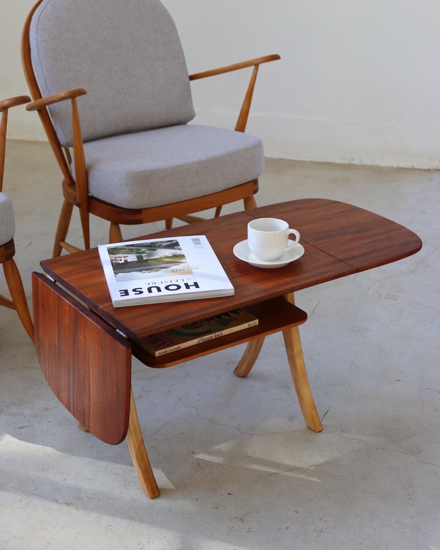 Mid-Century Butterfly Leaf Coffee Table