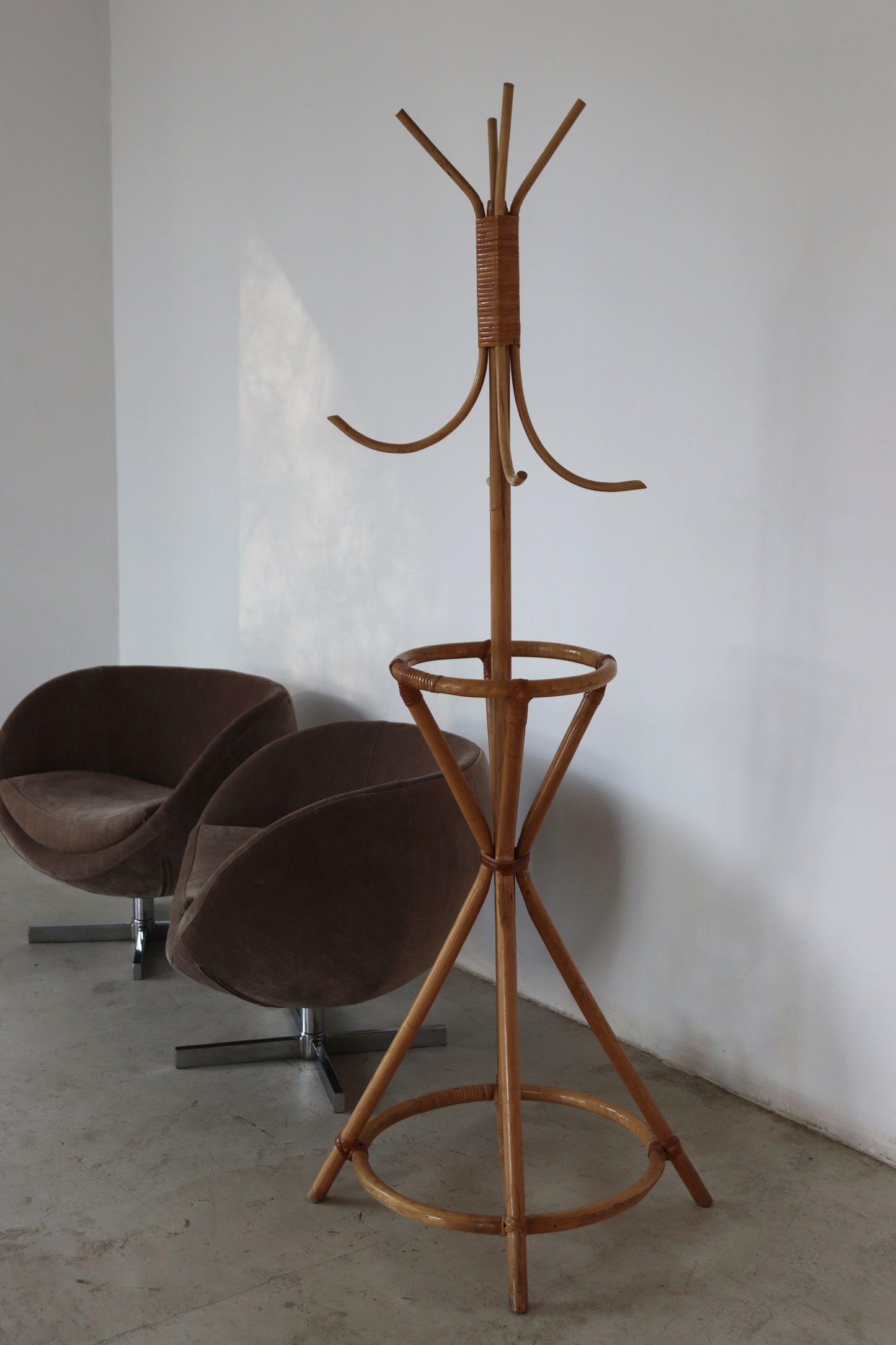 Vintage Cane Coat Stand
