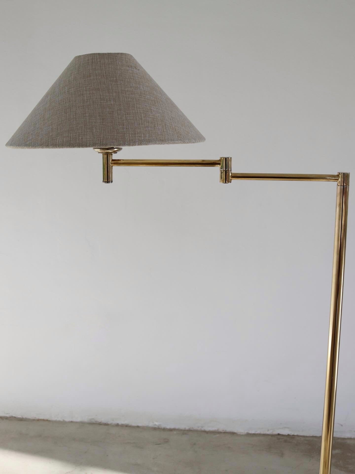 1970’s Brass Standing Lamp