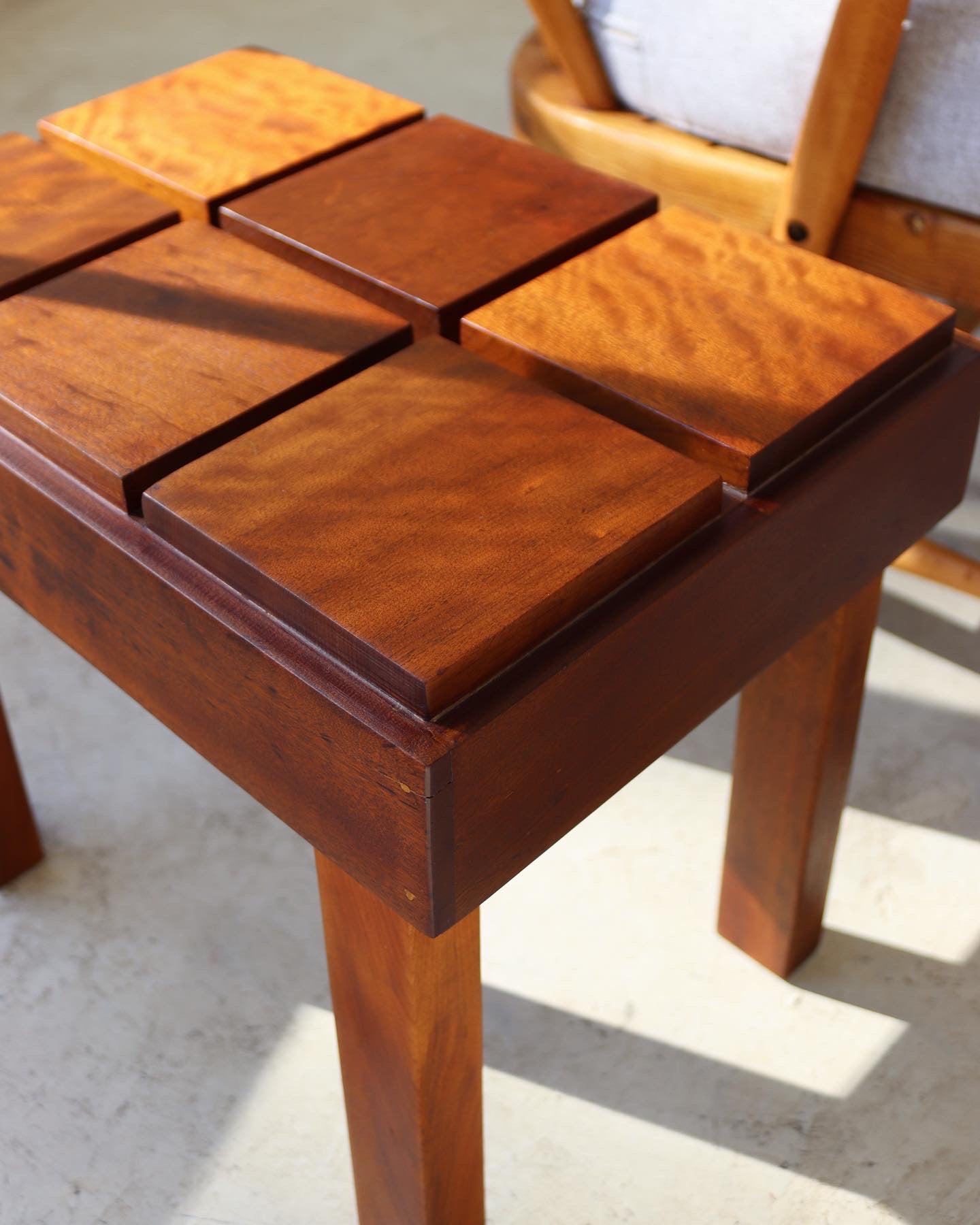 Cubist Style Side Table