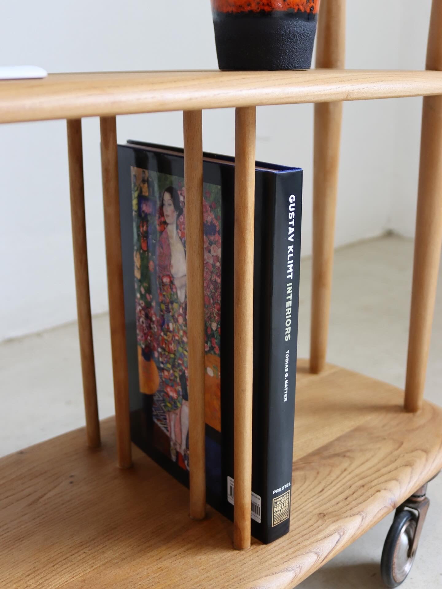 Mid Century Ercol Windsor Trolley Bookcase