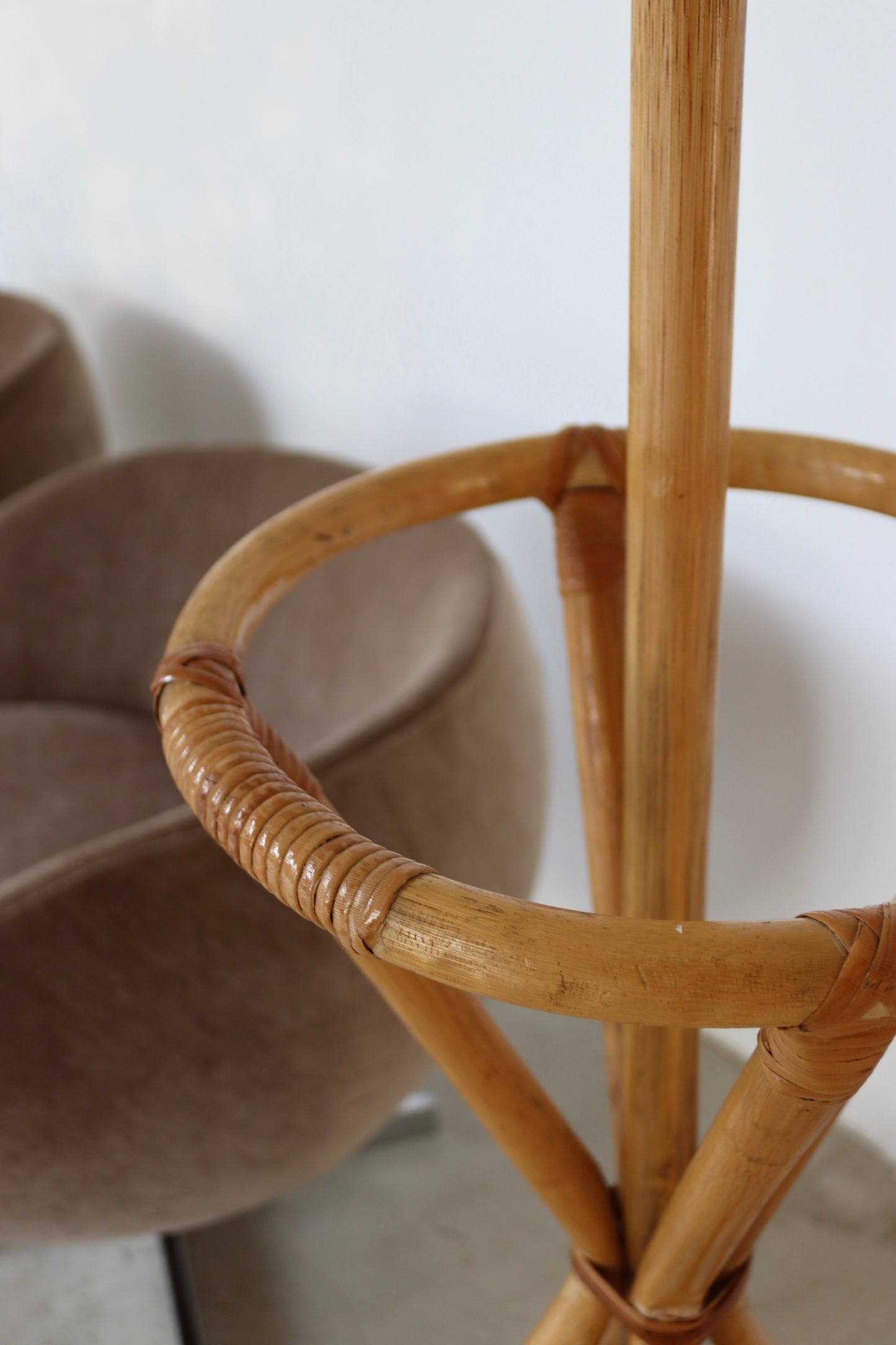 Vintage Cane Coat Stand