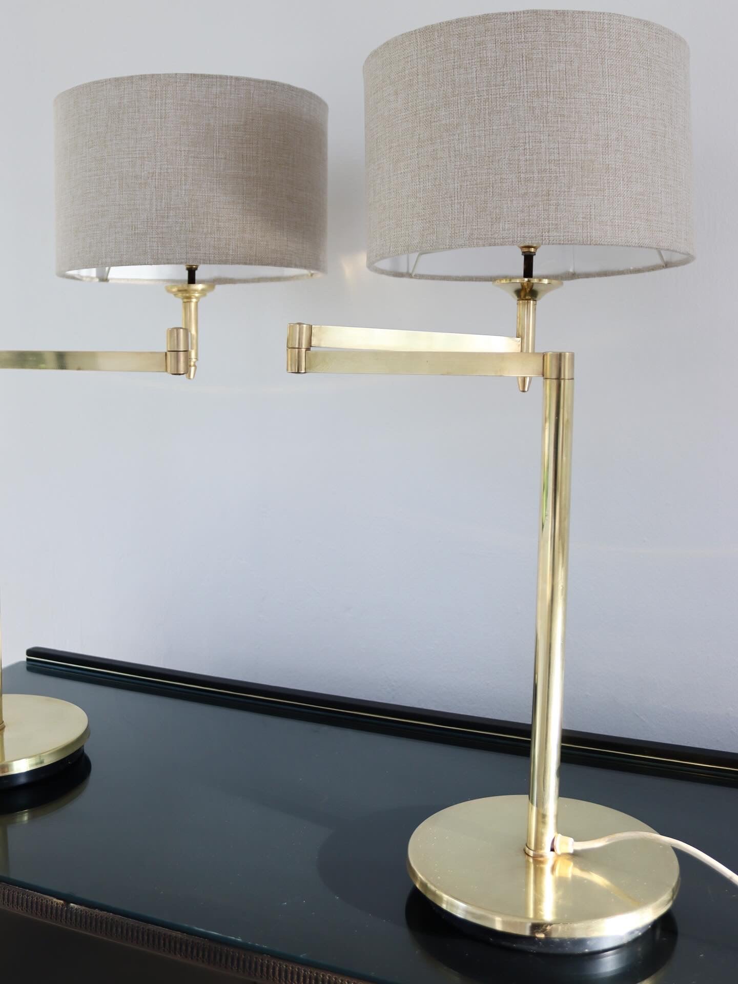 Vintage Brass Table Lamps