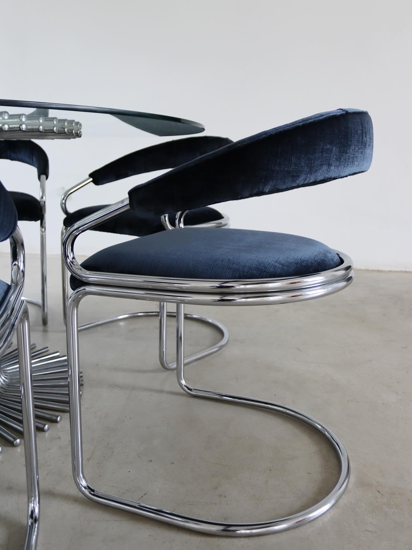 Vintage Giotto Stoppino Dining Chairs