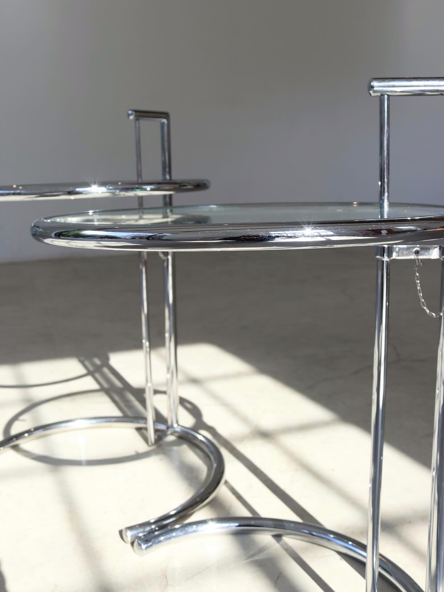 Vintage Eileen Gray Style Side Tables