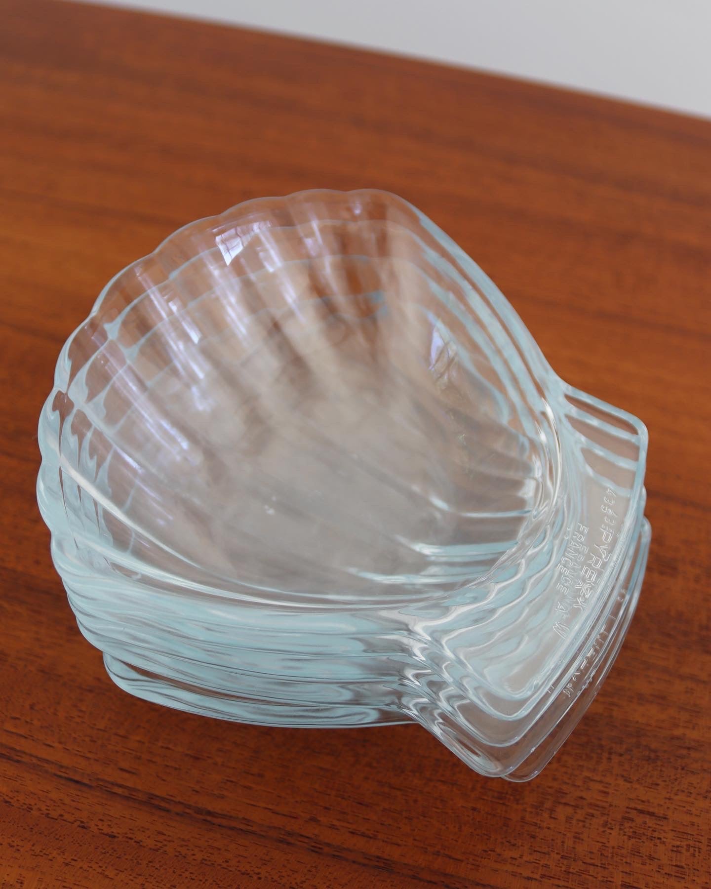 Vintage Glass Shell Dishes
