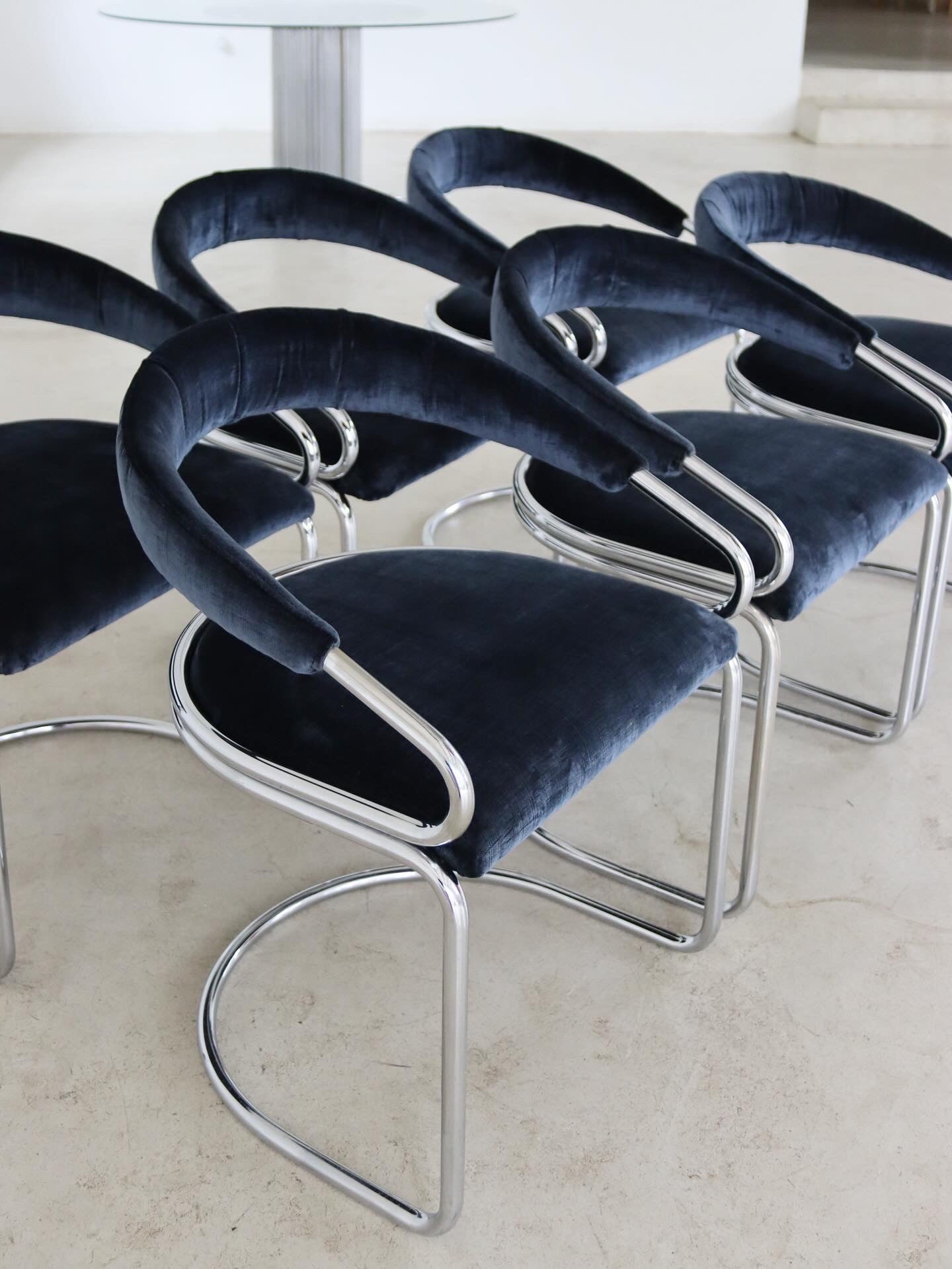Vintage Giotto Stoppino Dining Chairs