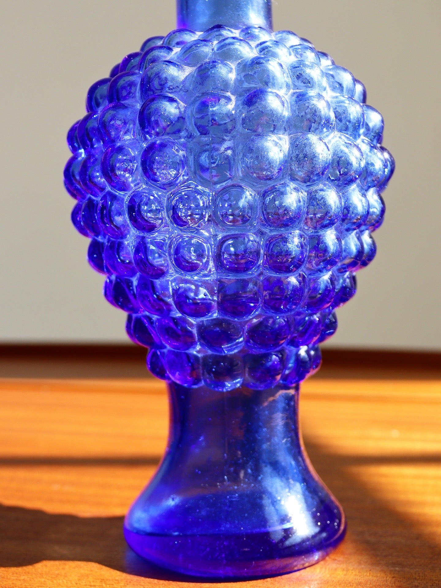 Mid-Century Empoli Glass Decanter, Italy