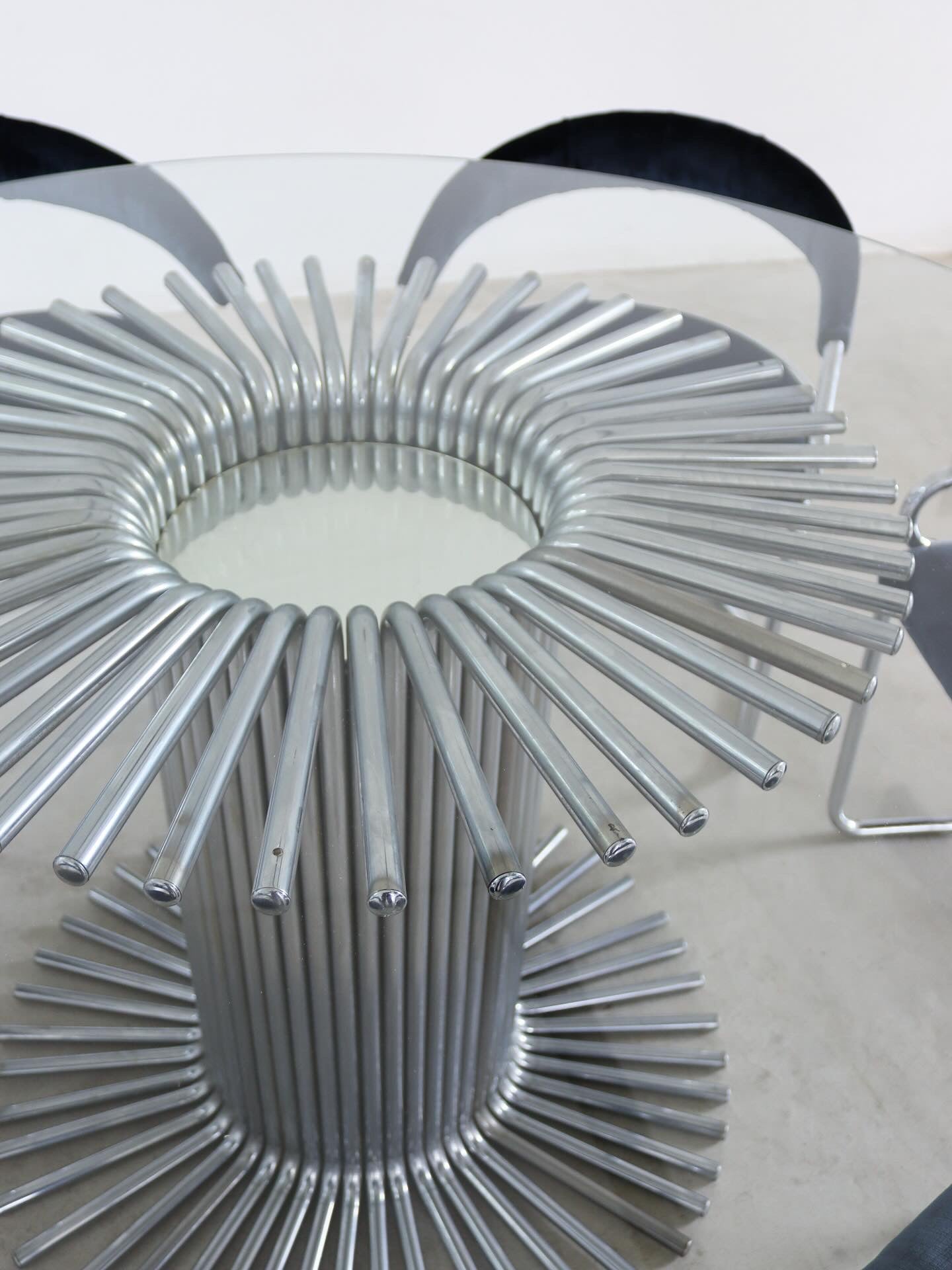 Vintage Chrome Dining Table
