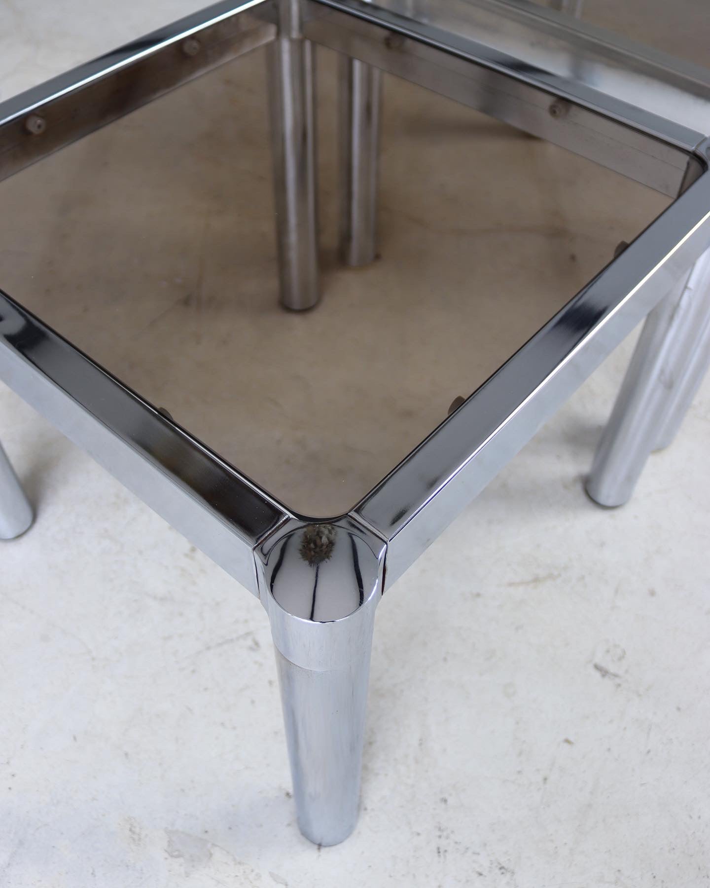 Chrome Side Tables