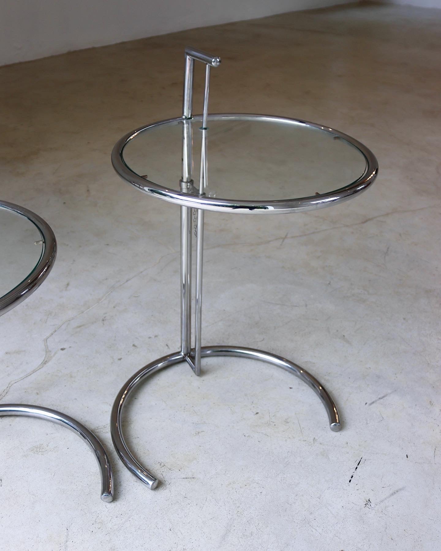 Vintage Adjustable Side Tables