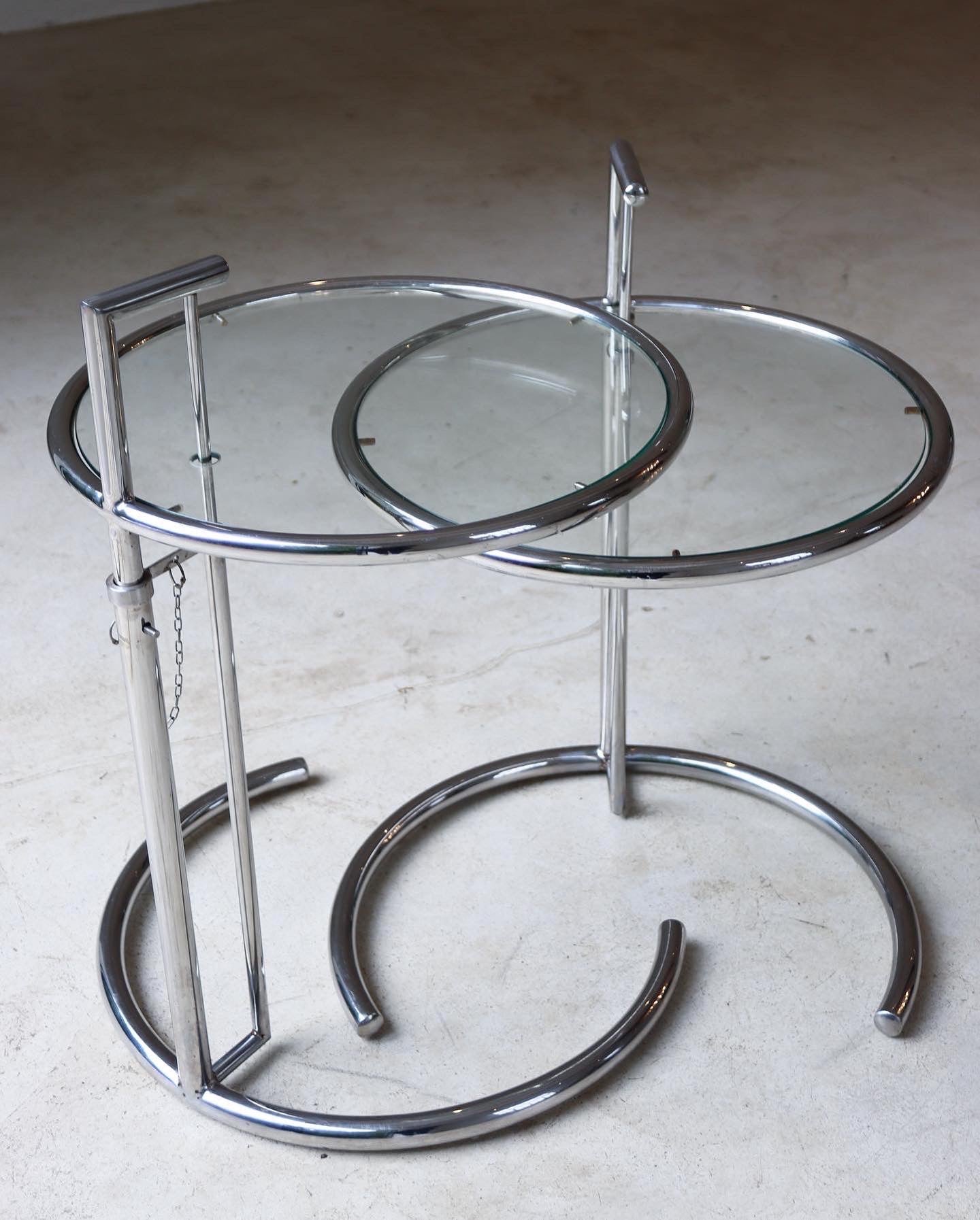 Vintage Adjustable Side Tables