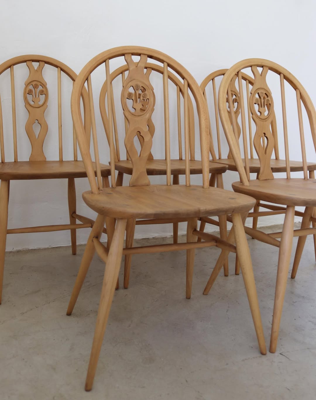 Ercol Fleur De Lys Dining Chairs