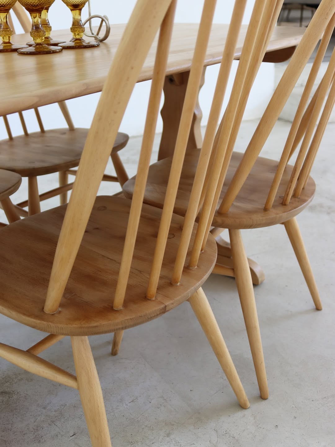 Ercol Dining Chairs x 5