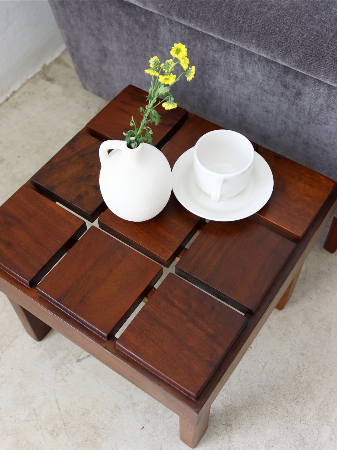 Cubist Style Side Table