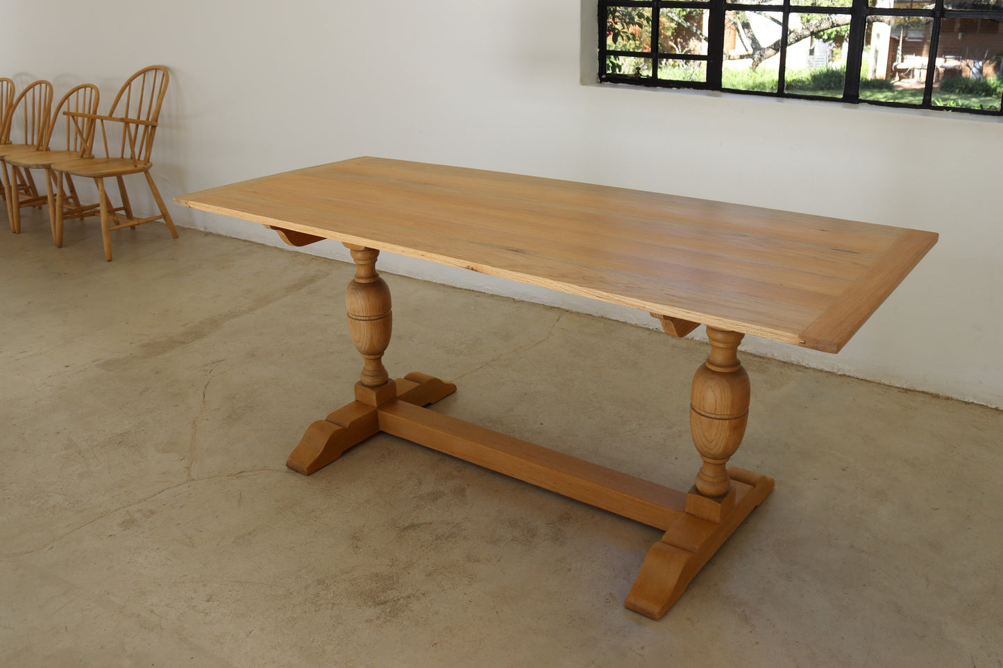 Vintage Oak Refectory Dining Table