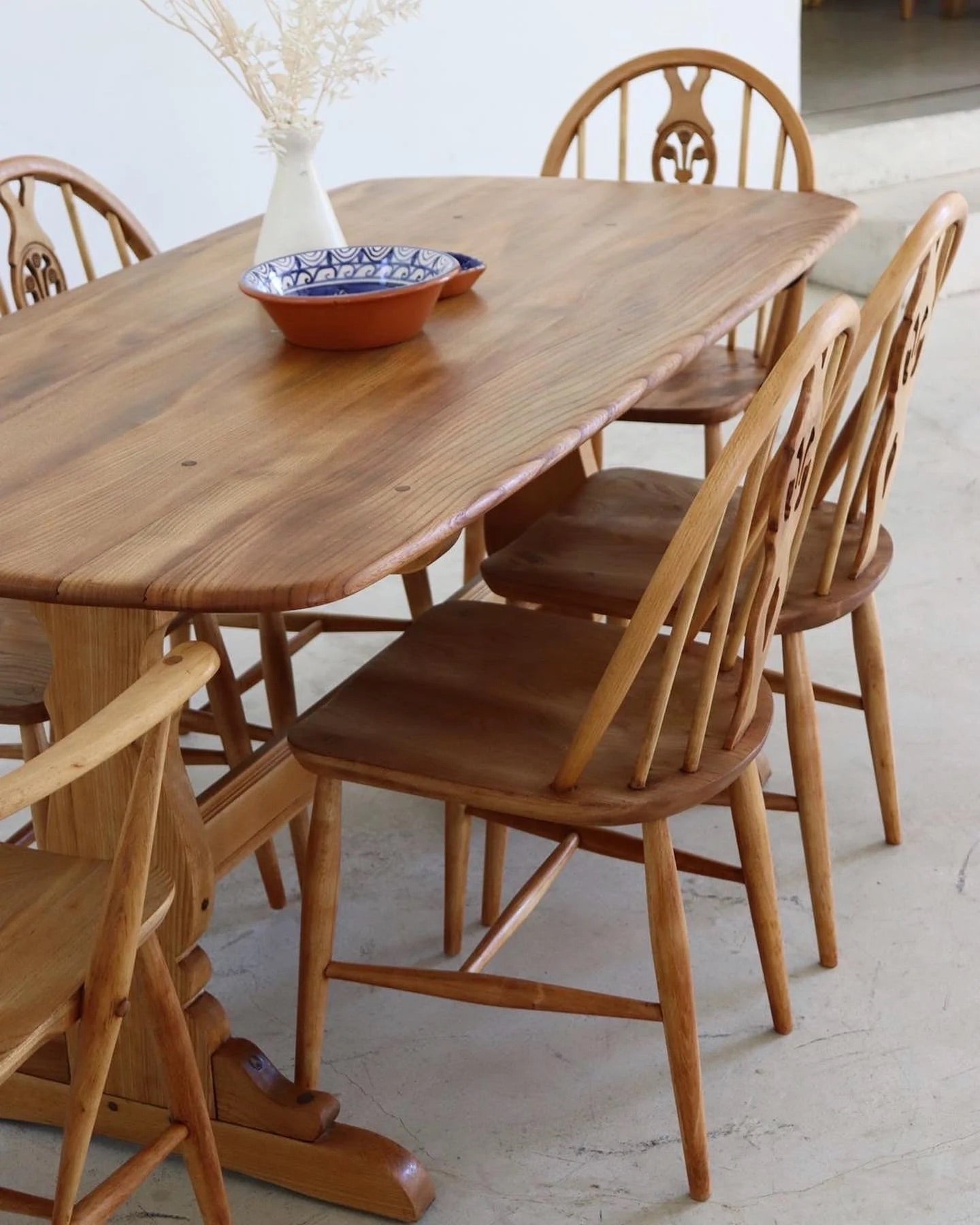 Ercol Fleur De Lys Dining Room Chairs