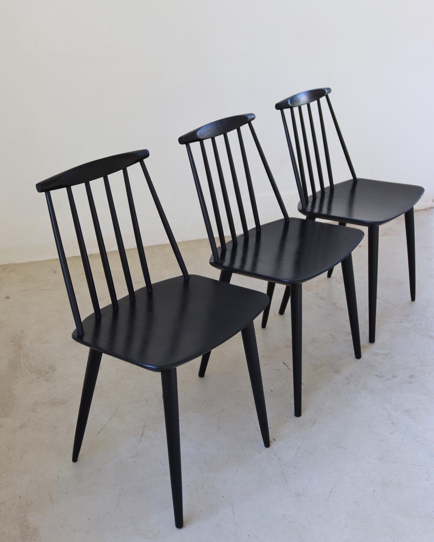 Set Of 3 Dining Chairs By Folk Palsson For FDB Møbler