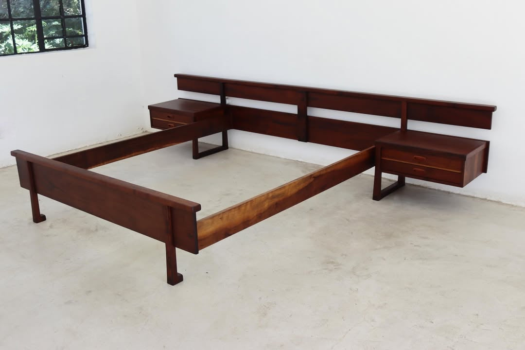Mid-Century Queen Size Bed