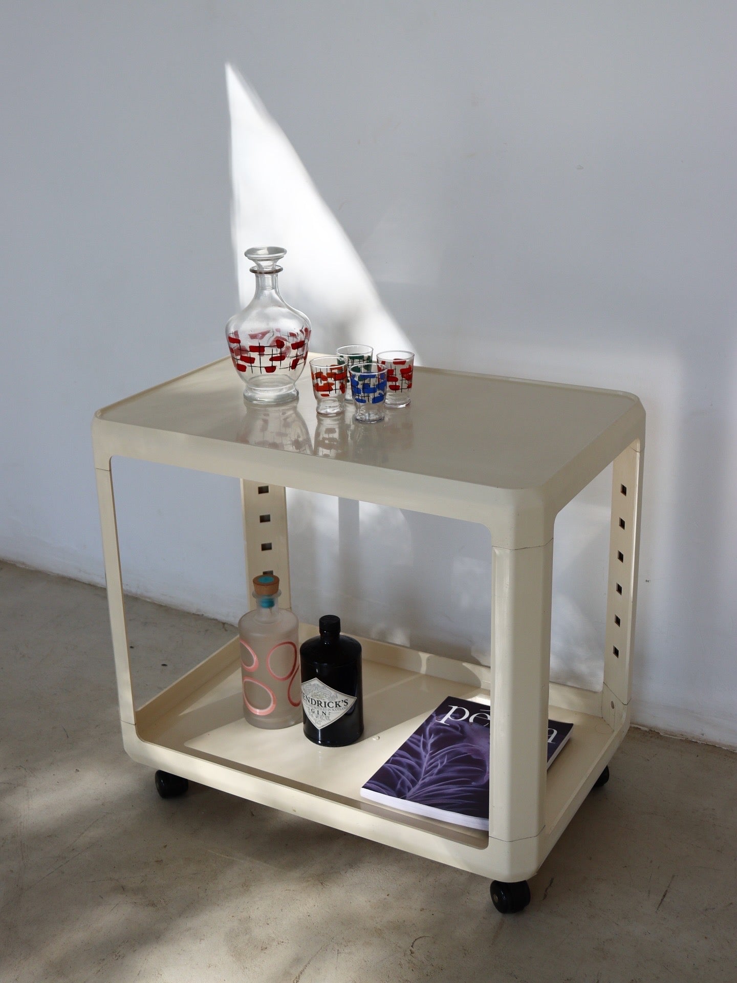 Vintage Kartell Drinks Trolley/Coffee Table