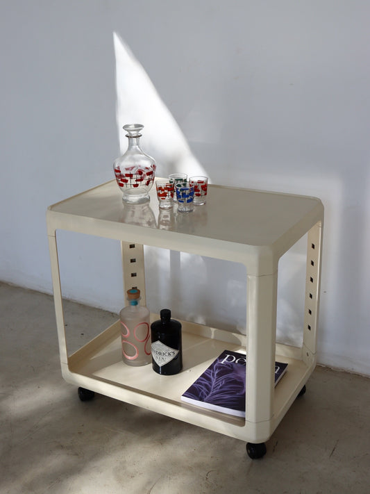Vintage Kartell Drinks Trolley/Coffee Table