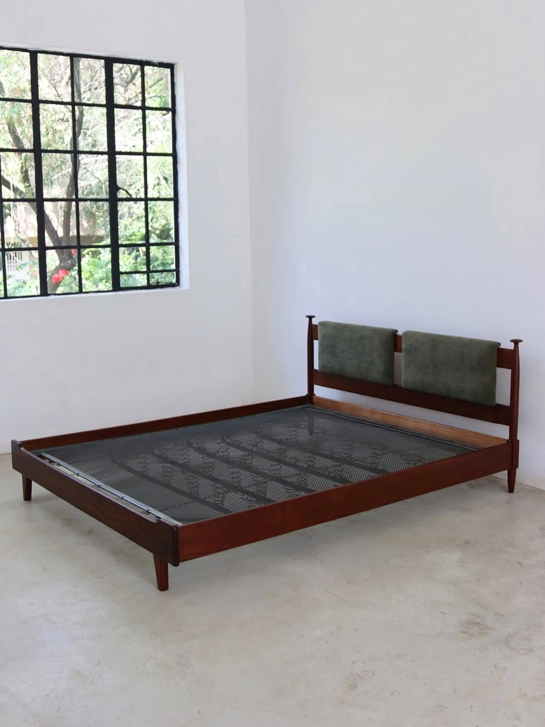 Mid-Century Queen Bed