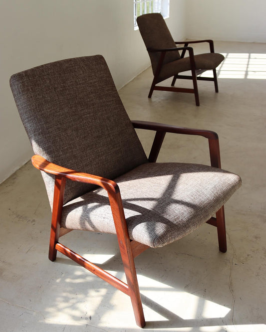 Mid-Century Danish Style Occasional Arm Chairs