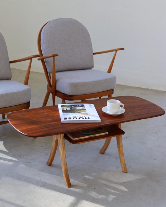 Mid-Century Butterfly Leaf Coffee Table