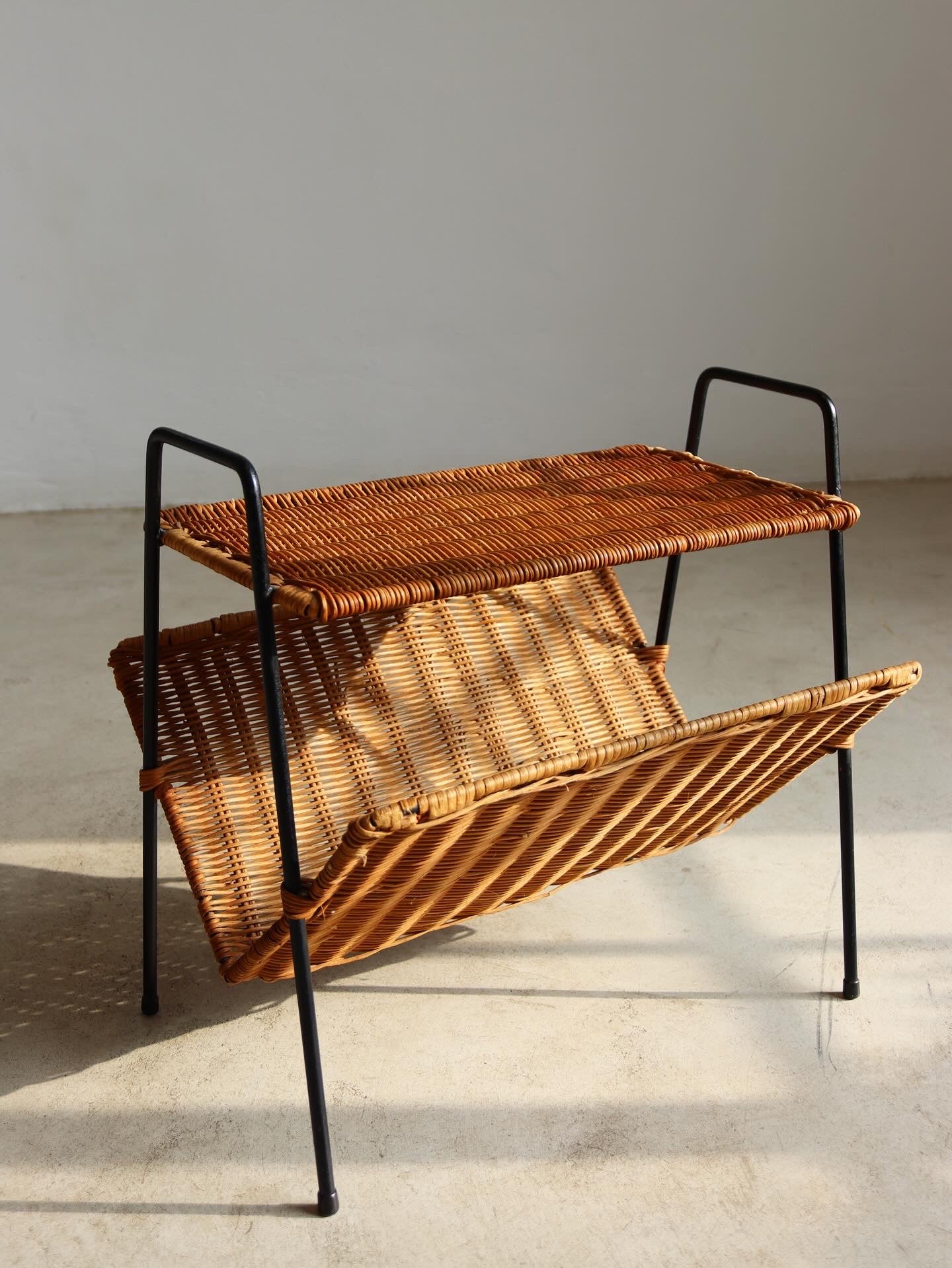 1970’s Magazine Rack Side Table
