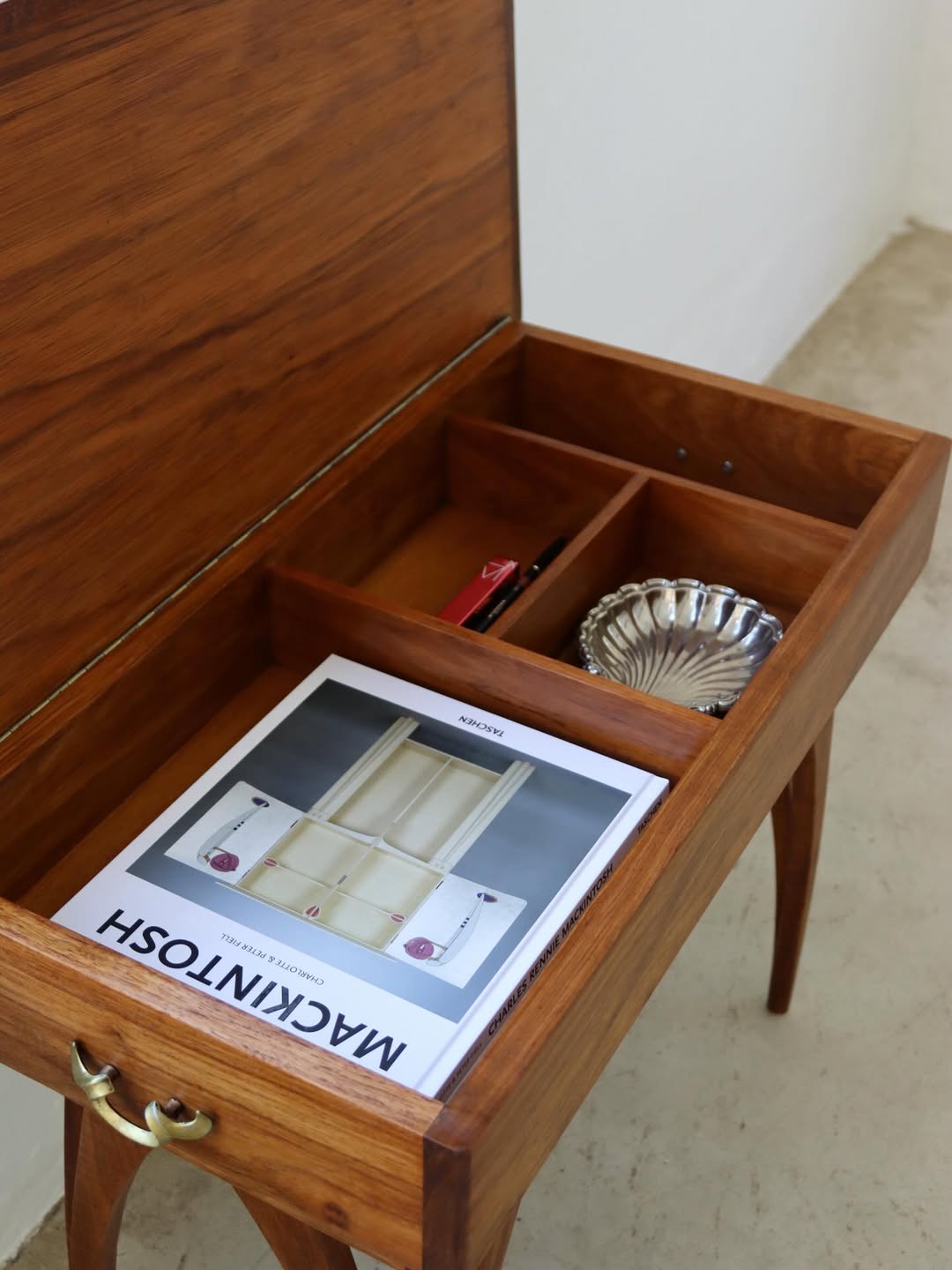 Mid-Century Side Table/Storage Table