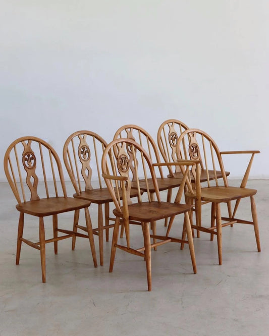 Ercol Fleur De Lys Dining Room Chairs