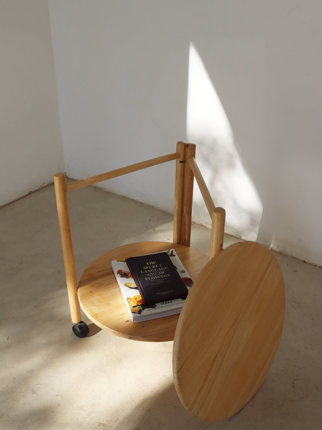 Mid-Century Danish Lazy Susan Drinks Trolley