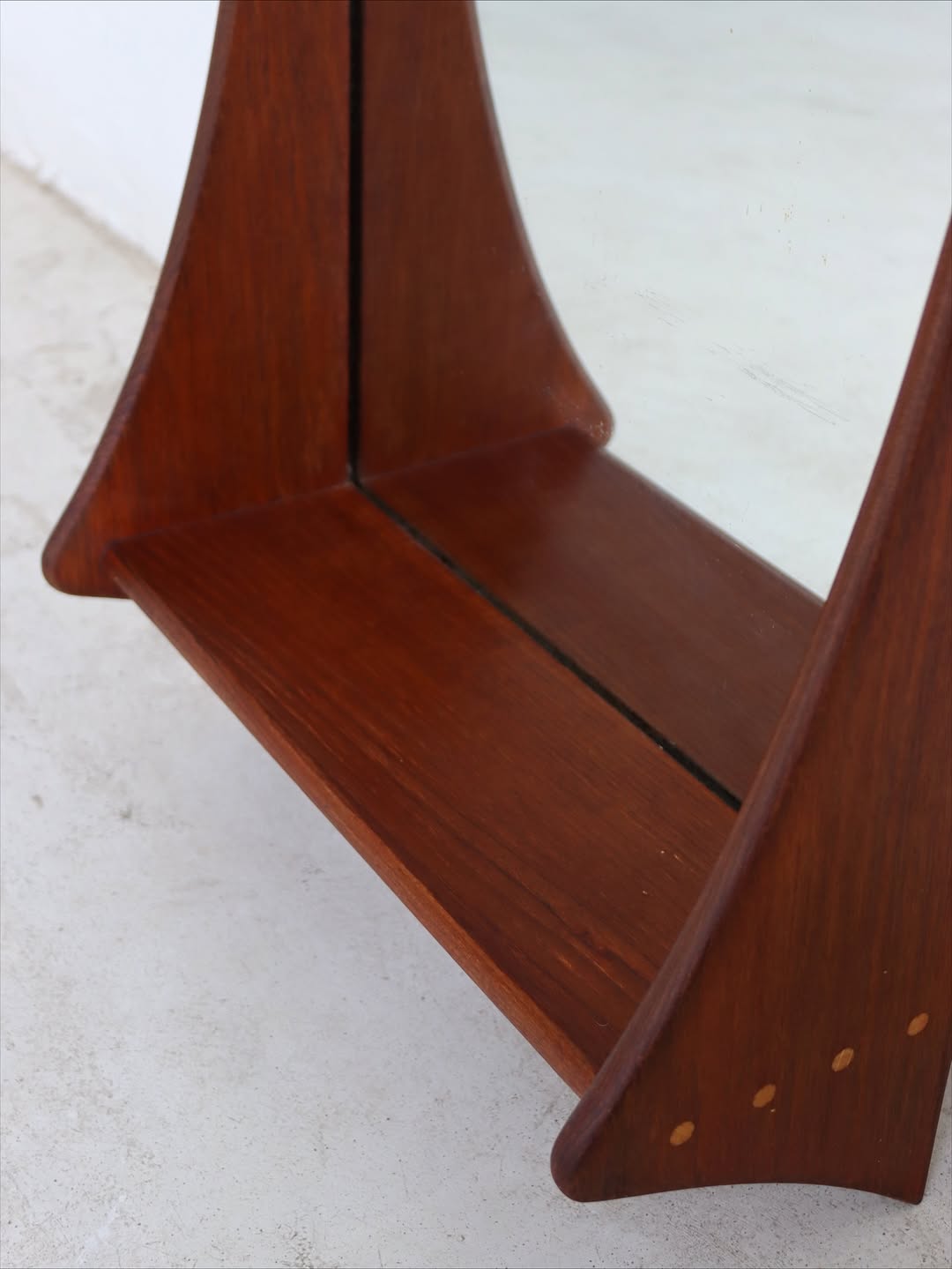 Danish Teak Wall Mirror