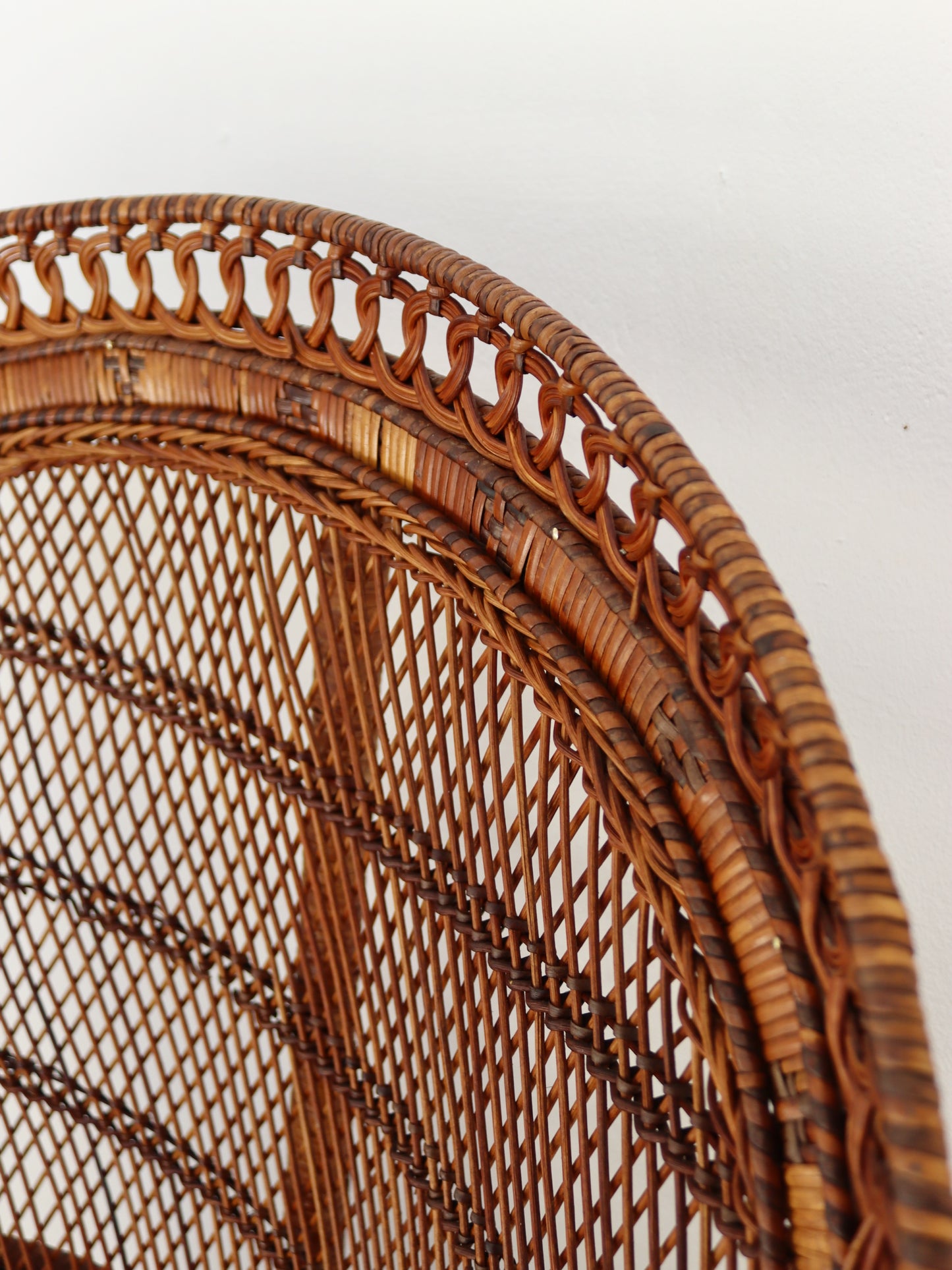 Vintage 1970s Peacock Chair